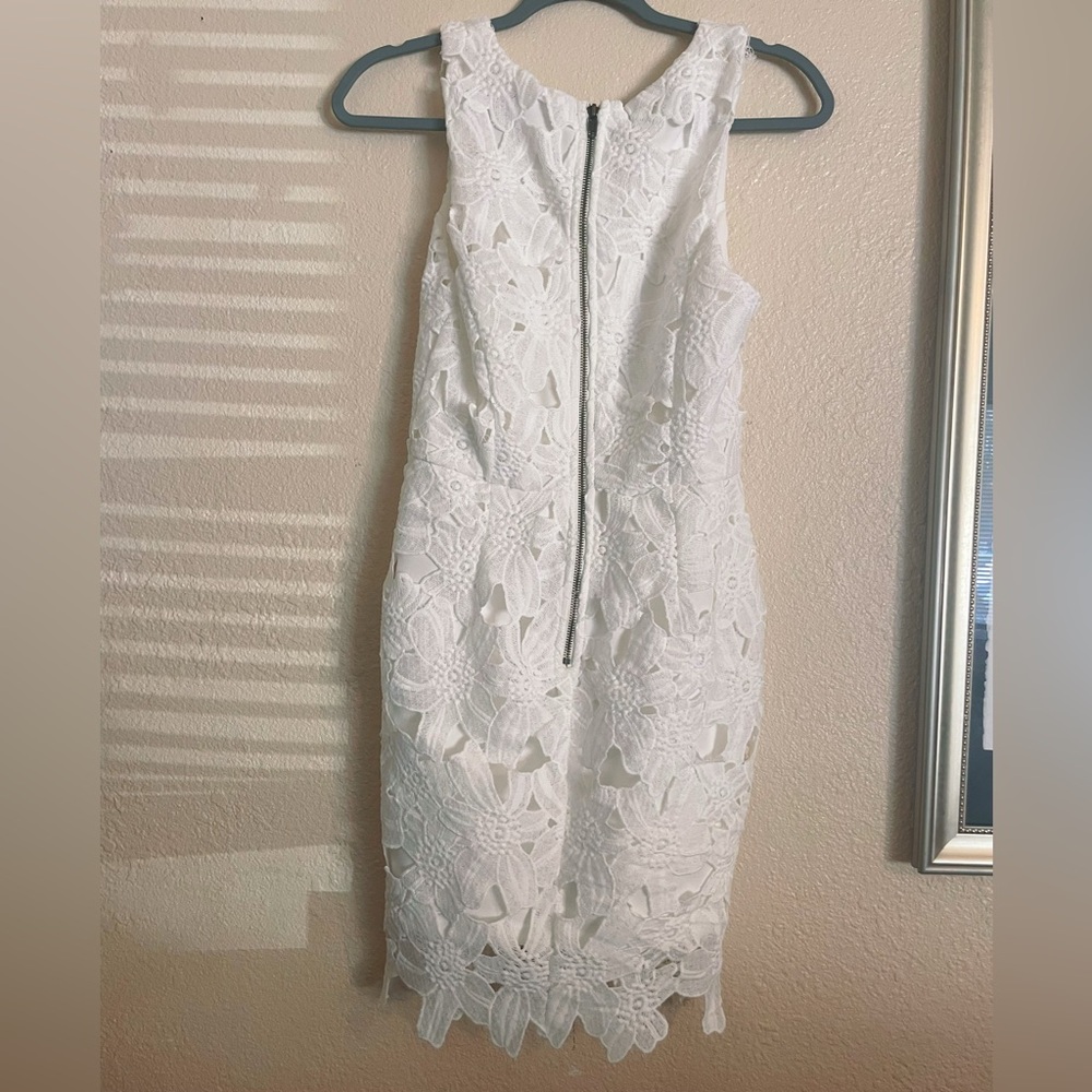Astr the label white bodycon lace Dress M - Picture 5 of 8